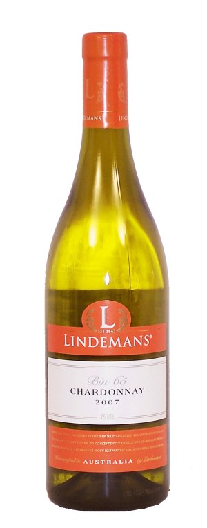 Lindemans Bin 65 chardonnay, south eastern australia, 13.5% alc./vol. 750 milliliter