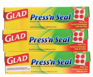 Glad Press 'n Seal multipurpose sealing wrap, 140-sq. ft. 3 pack