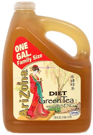 Arizona diet green tea with Ginseng 1 gallon