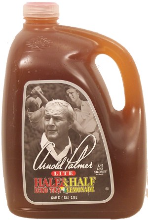 Arizona Arnold Palmer lite half iced tea & half lemonade 128 fluid ounce