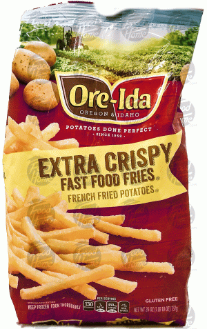 Ore-Ida Fast Food Fries extra crispy french fried potatoes 26 ounce