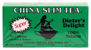 China Slim Tea Dieter's Delight pure herbal tea, dietary supplement, no caffeine, 18-tea bags 1.9 ounce