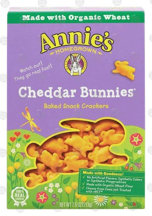Annie's Cheddar Bunnies baked snack crackers 7.5 ounce
