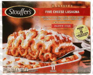 Stouffer's Classic Dinners Party Size five cheese lasagna 96 ounce