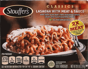 Stouffer's Classics lasagna with meat sauce 10.5 ounce