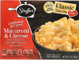 Stouffer's Simple Dishes macaroni & cheese; freshly made pasta in 100% real cheddar cheese sauce 12 ounce