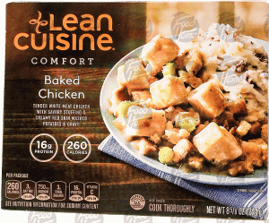 Stouffer's Lean Cuisine comfort; baked chicken with savory stuffing & creamy red skin mashed potatoes 8.625 ounce