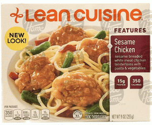Lean Cuisine Marketplace sesame chicken with pasta and vegetables 9 ounce