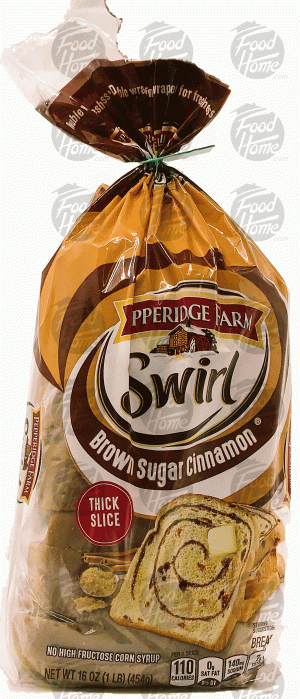 Pepperidge Farm Swirl brown sugar cinnamon sliced bread loaf 16 ounce