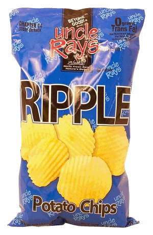 Uncle Ray's Ripple potato chips 4.25 ounce