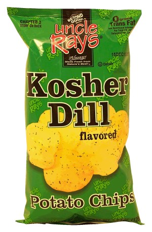 Uncle Ray's kosher dill flavored potato chips 4.25 ounce