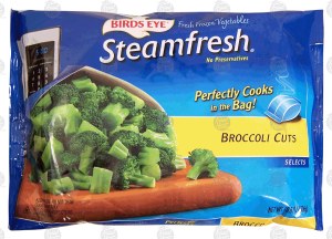 Birds Eye Steamfresh broccoli cuts, cooks in bag 10.8 ounce