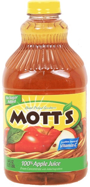 Mott's 100% apple juice from concentrate 64 fluid ounce
