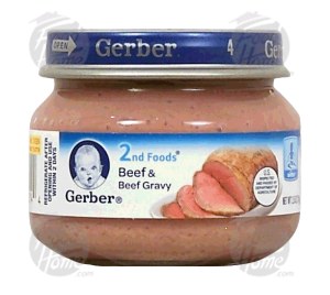 Gerber 2nd Foods Baby Foods Beef & Beef Gravy 2.5 ounce