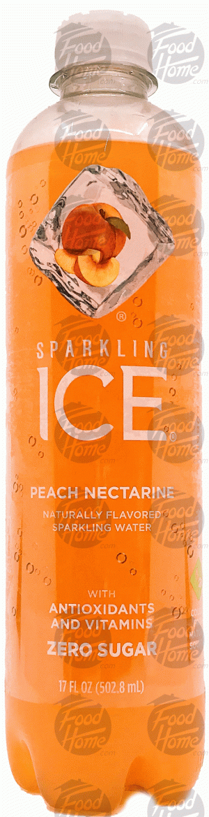 Sparkling Ice peach nectarine, plastic bottle 17 ounce