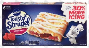 Pillsbury Toaster Strudel raspberry filled toaster pastries with icing packets, 6-count 11.7 ounce