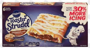 Pillsbury Toaster Strudel cinnamon roll with brown sugar filled toaster pastries with icing, 6-count 11.7 ounce