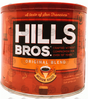 Hills Bros Original Blend medium roast ground coffee 26 ounce