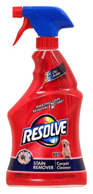 Resolve stain remover, carpet cleaner, 3x oxi action 22 fluid ounce