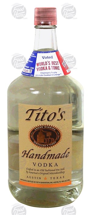 Tito's Handmade vodka, 40% alc. by vol. 1.75