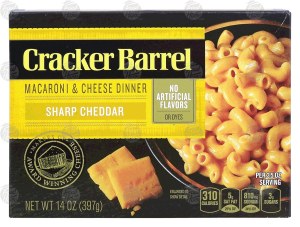 Cracker Barrel sharp cheddar macaroni & cheese dinner 14 ounce
