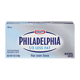 Kraft Philadelphia Cream Cheese Neufchatel 1/3 Less Fat 8 ounce