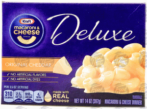 Kraft Dinners Macaroni & Cheese Dinner Deluxe w/Original Cheddar Cheese Sauce 14 ounce