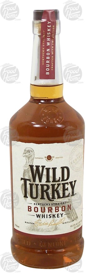 Wild Turkey kentucky straight bourbon whiskey, 40.5% alc. by vol. 750 milliliter