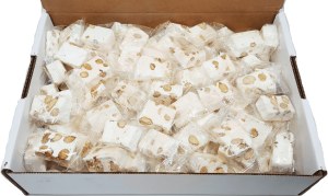 Master Delight nougat candy with almonds, turkish delight, individually wrapped 8 pound