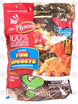 Tyson fully cooked fun nuggets 29 ounce