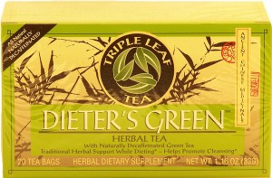 Triple Leaf Tea Dieter's Green herbal tea, decaf, chinese medicinal, 20-bags 1.16 ounce
