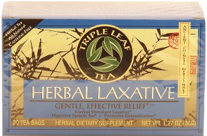 Triple Leaf Tea herbal laxative, chinese medicinal tea, 20-bags 1.27 ounce