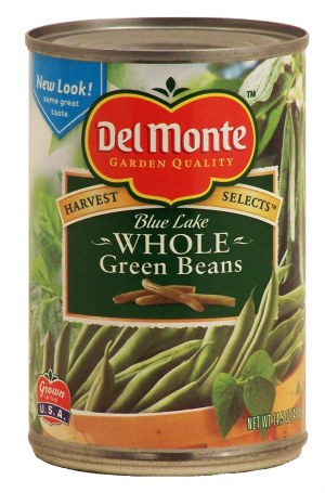 Del Monte Green Beans Whole Blue Lake 14.5 ounce