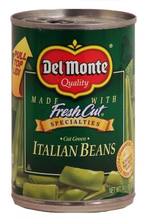 Del Monte Italian Beans Cut Green 14.5 ounce