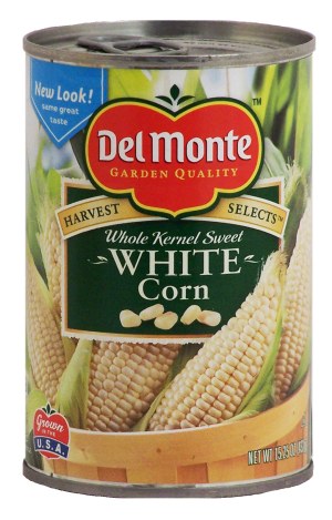 Del Monte Corn White Sweet Whole Kernel 15.25 ounce