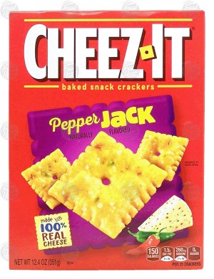 Sunshine Cheez-It pepper jack baked snack crackers 12.4 ounce