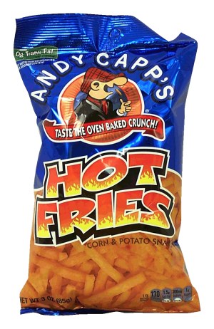 Andy Capp's Hot Fries corn & potato snack 3 ounce