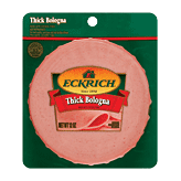 Eckrich thick bologna, made with chicken & pork 12 ounce