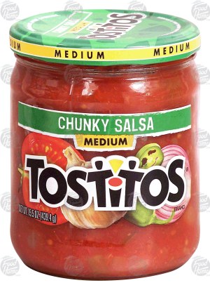 Tostitos chunky salsa, medium 15.5 ounce