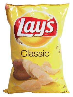 Lay's classic potato chips 8 ounce