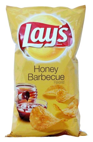 Lay's honey barbecue flavored potato chips 7.75 ounce