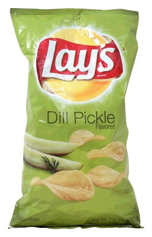 Lay's dill pickle flavor potato chips 7.75 ounce
