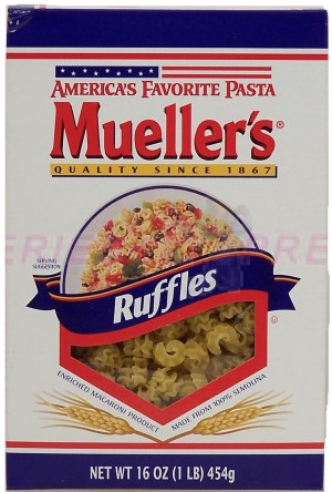 Mueller's Macaroni ruffles america's favorite pasta 16 ounce