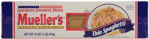 Mueller's Spaghetti thin enriched 16 ounce