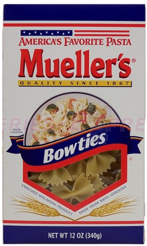 Mueller's Macaroni bowties america's favorite pasta 12 ounce