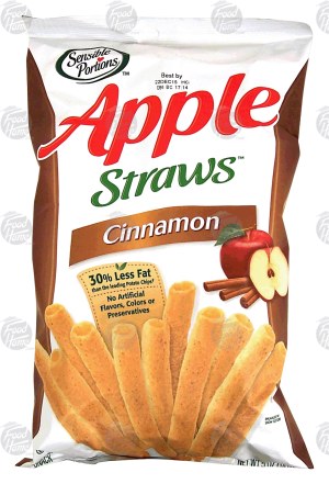Sensible Portions Apple Straws multigrain snack straws, cinnamon 5 ounce