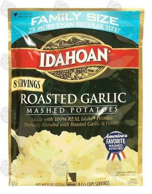 Idahoan roasted garlic mashed potatoes 8 ounce