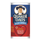 Quaker Oatmeal Oats Quick 1 Minute 18 ounce