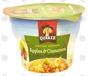 Quaker instant oatmeal, apples & cinnamon 1.51 ounce