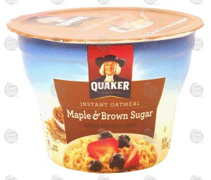 Quaker instant oatmeal, maple & brown sugar 1.69 ounce